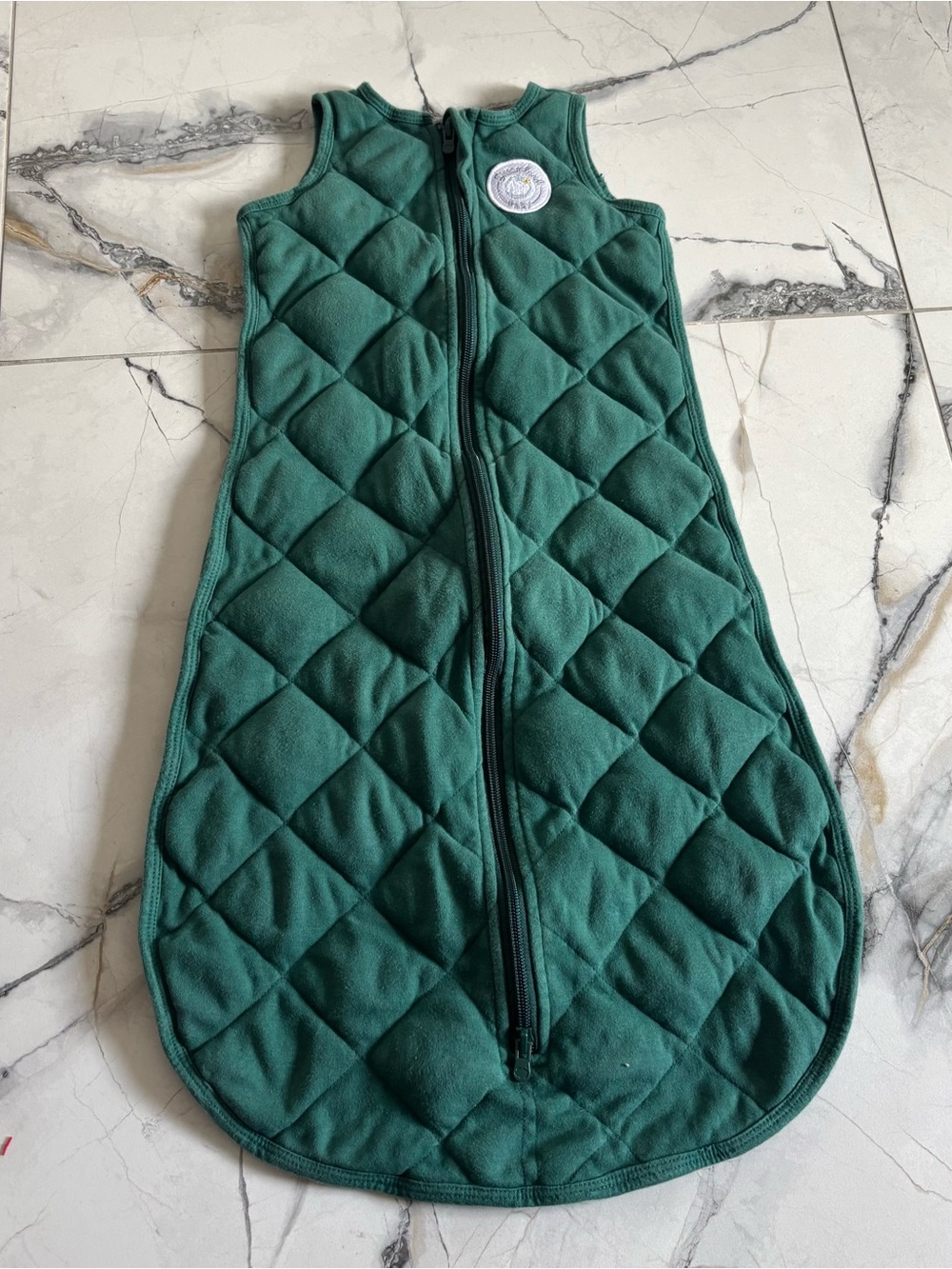 Kids Quilted Sleep Sack - Deep Green